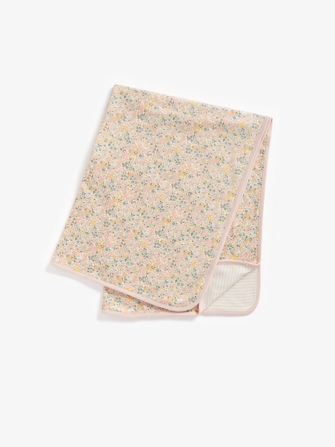 

mothercare Kids Floral Printed Shawl, Pink