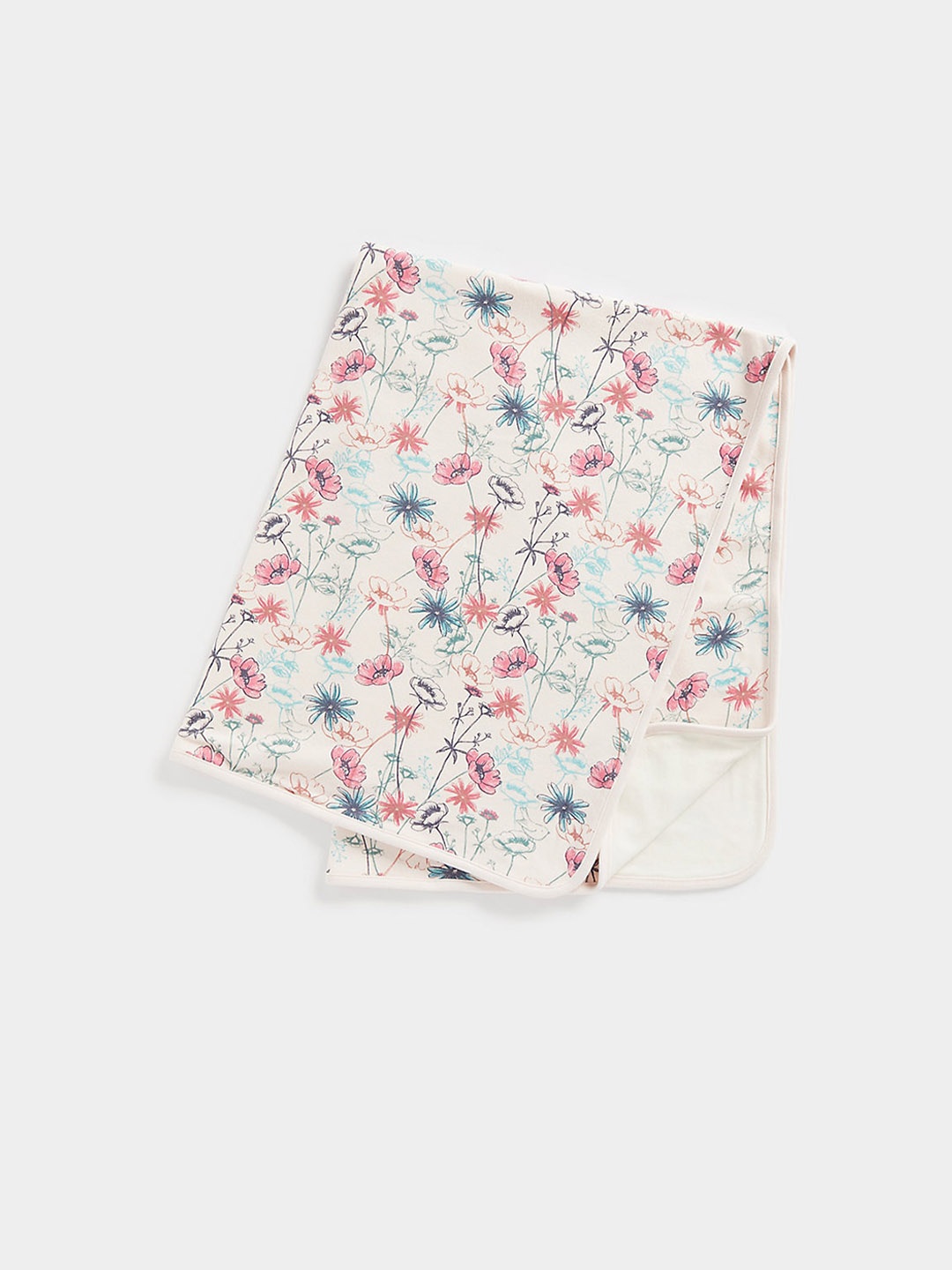 

mothercare Kids Floral Printed Shawl, Pink
