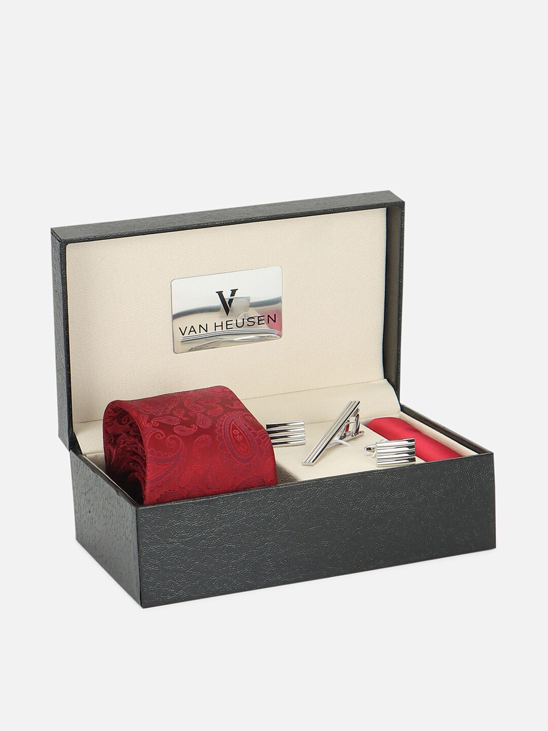 

Van Heusen Men Accessory Gift Set, Red