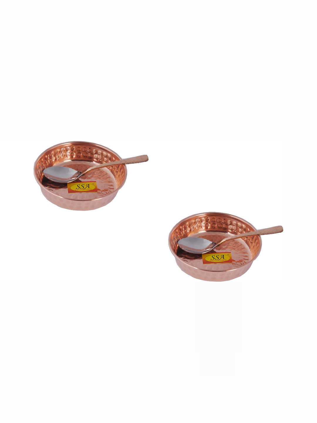 

Shivshakti Arts Brown 4 Pieces Copper Glossy Bowls 100 ml