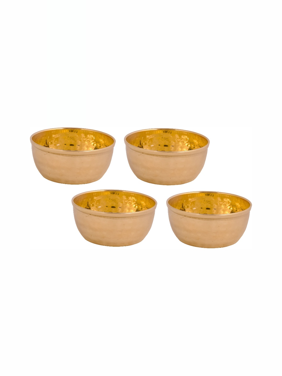 

Shivshakti Arts Yellow 4 Pieces Glossy Bowls 200 ml Each