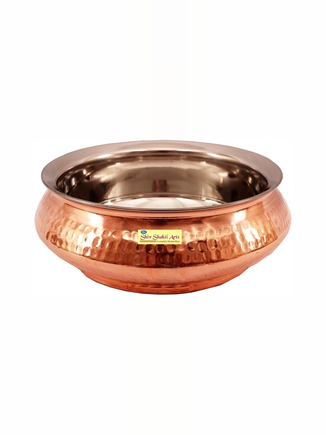 

Shivshakti Arts Brown Copper Glossy Bowls