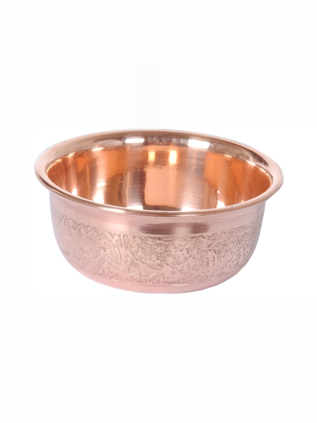 

Shivshakti Arts Brown Copper Glossy Bowls