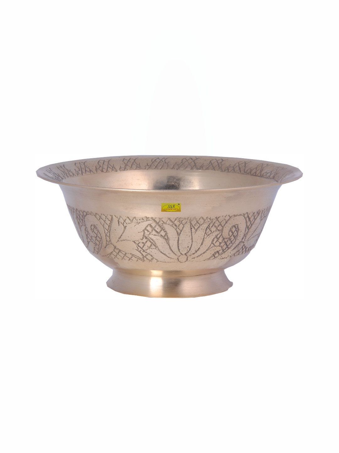 

Shivshakti Arts Brown Brass Glossy Bowl 150 ml