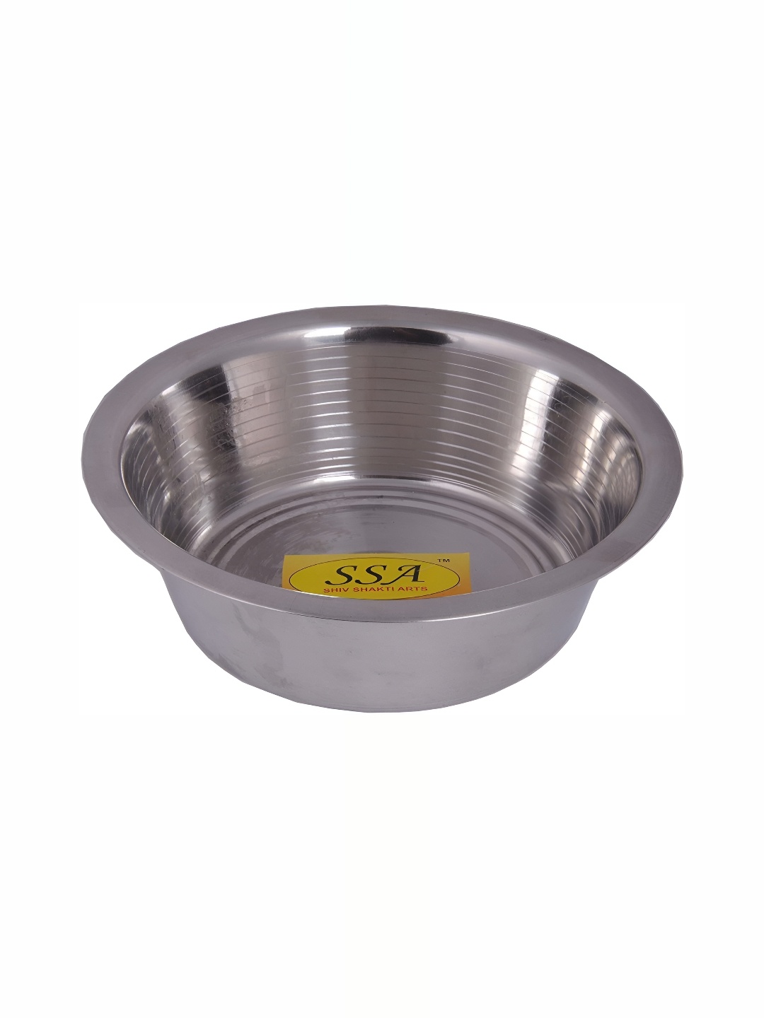 

Shivshakti Arts Silver-Toned Stainless Steel Glossy Bowl 700 ml