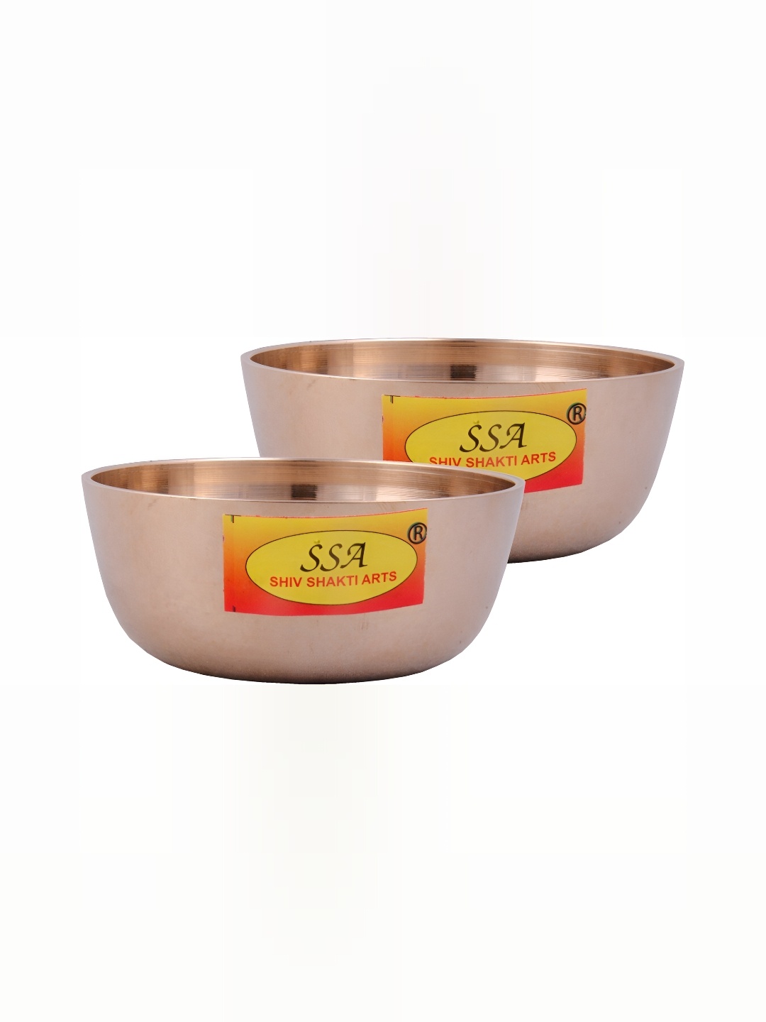 

Shivshakti Arts Gold Toned 2 Pieces Glossy Bowls