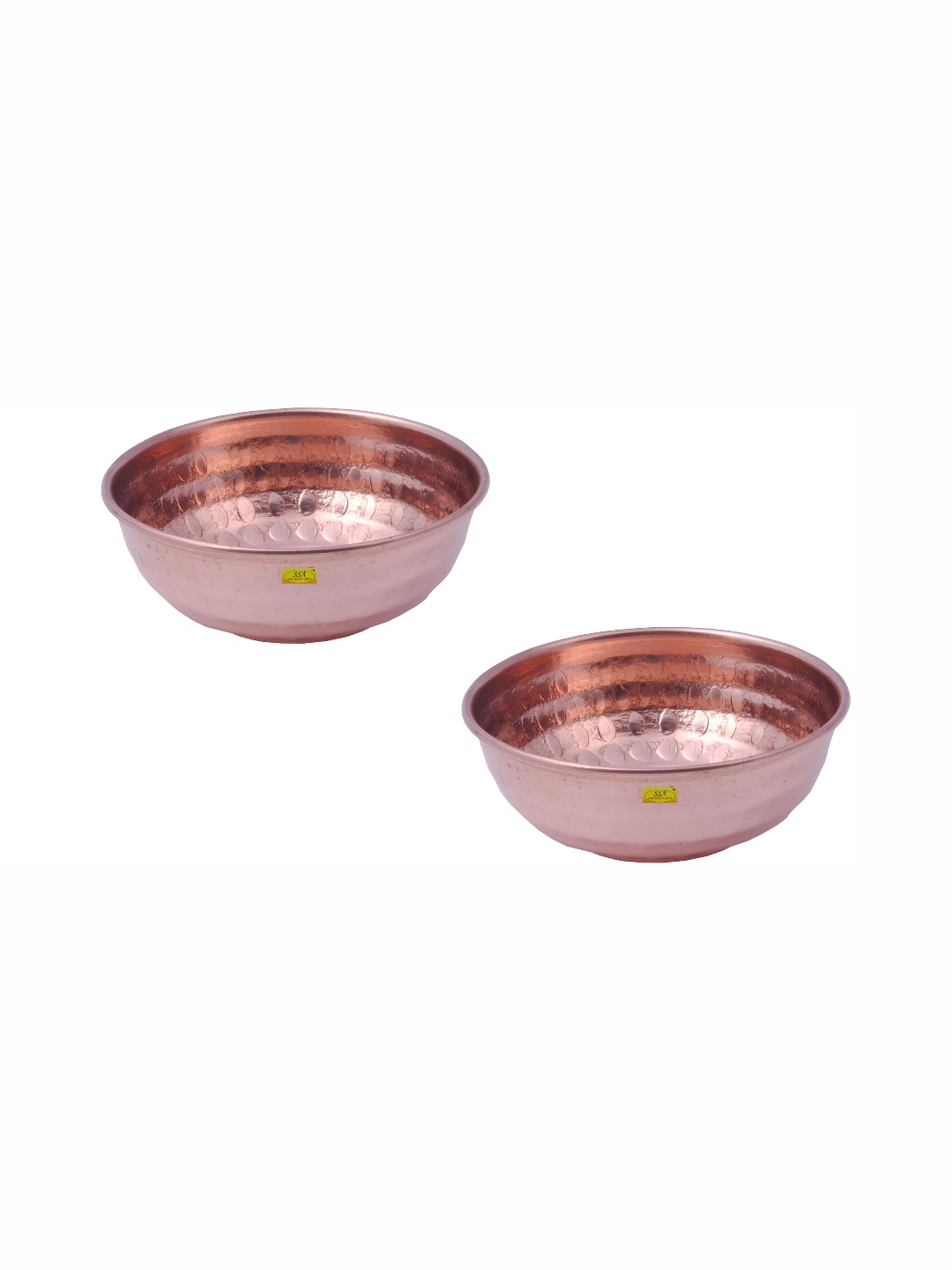 

Shivshakti Arts Brown 2 Pieces Copper Glossy Bowls 125 ml Each