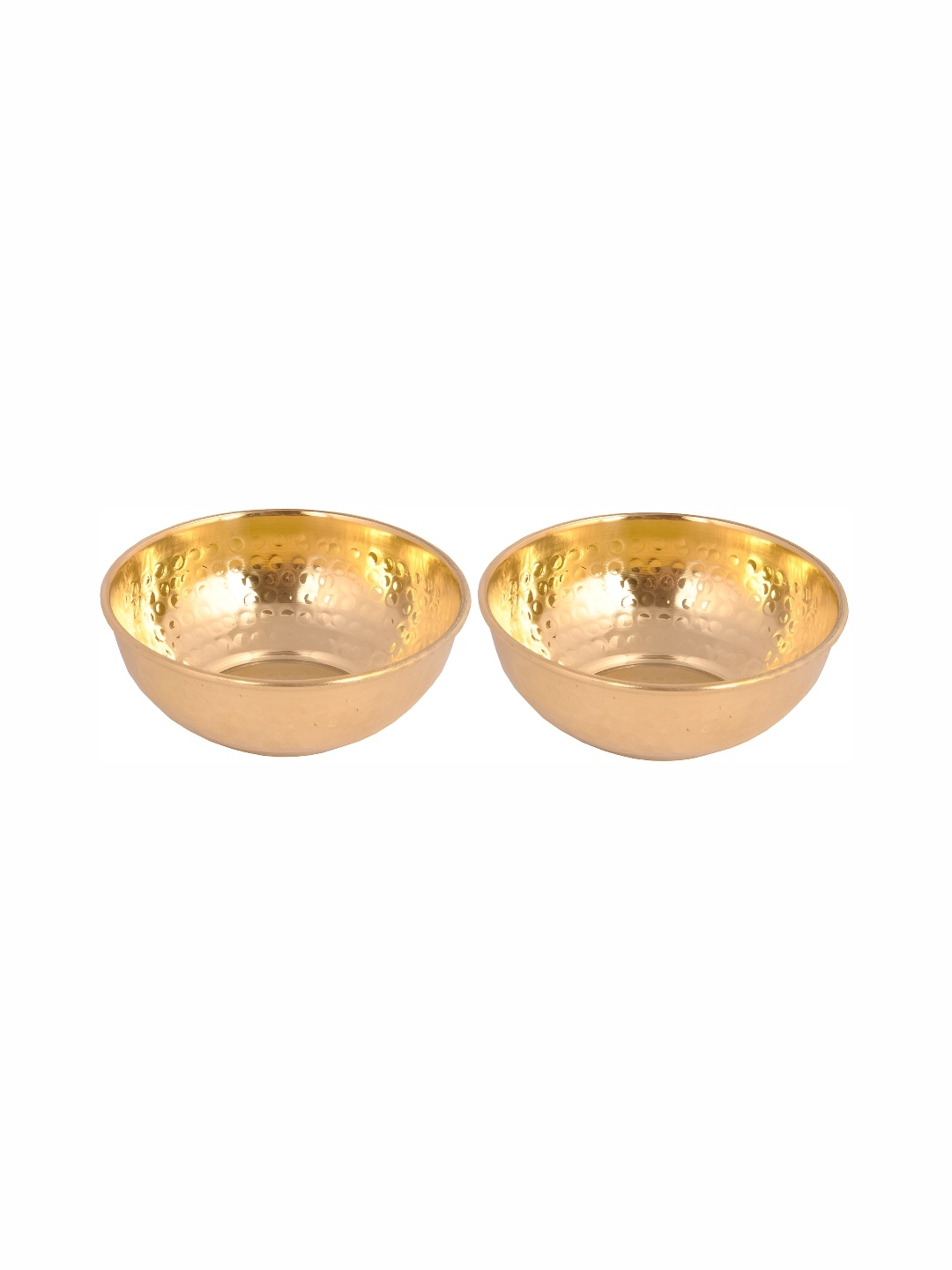 

Shivshakti Arts Gold Toned 2 Pieces Glossy Bowls