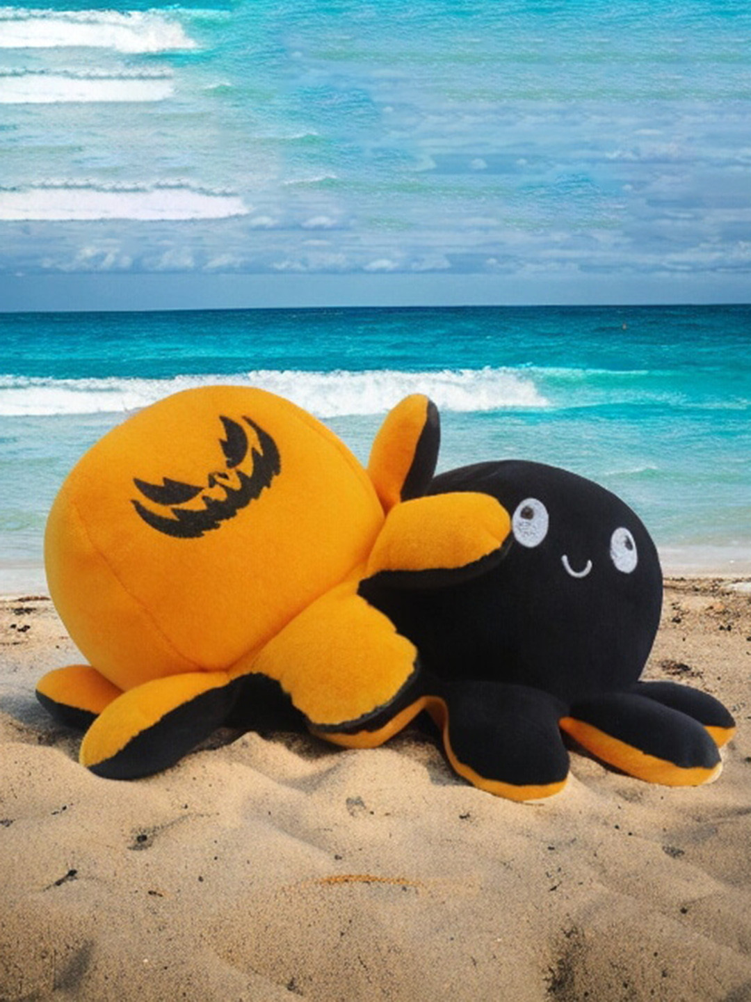 

CareDone Reversible Octopus Soft Toys and Dolls, Yellow