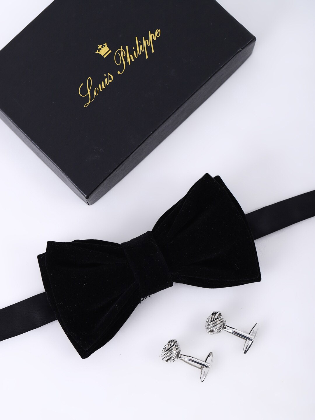 

Louis Philippe Men Bow Tie, Black