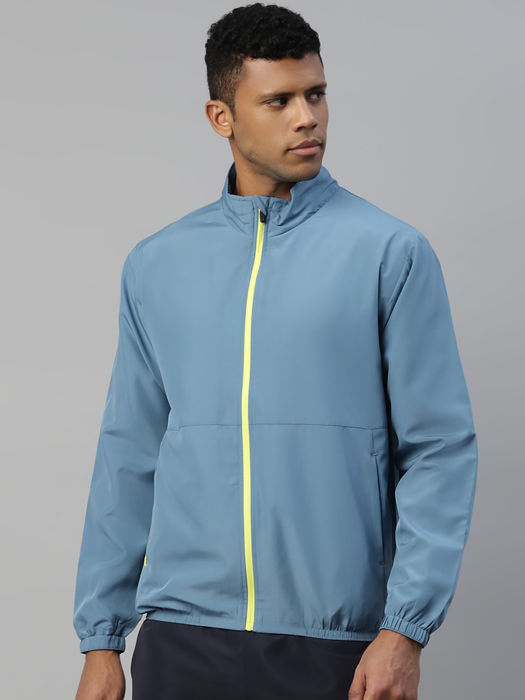

DIDA Men Lightweight Longline Cycling Sporty Jacket, Blue