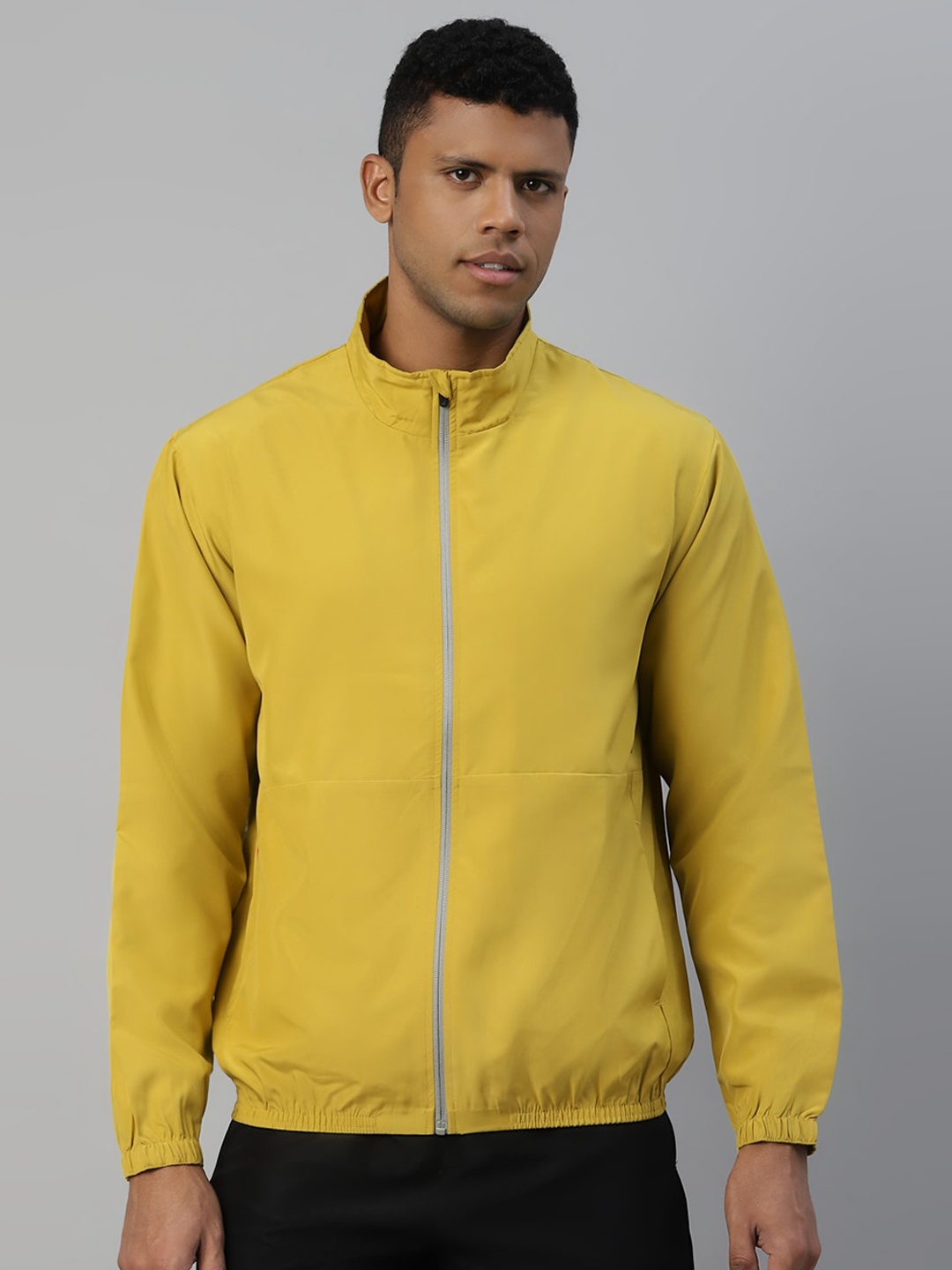 

DIDA Men Ultra Premium Regular Dry-Fit Urban Adventure Sports Jacket, Yellow