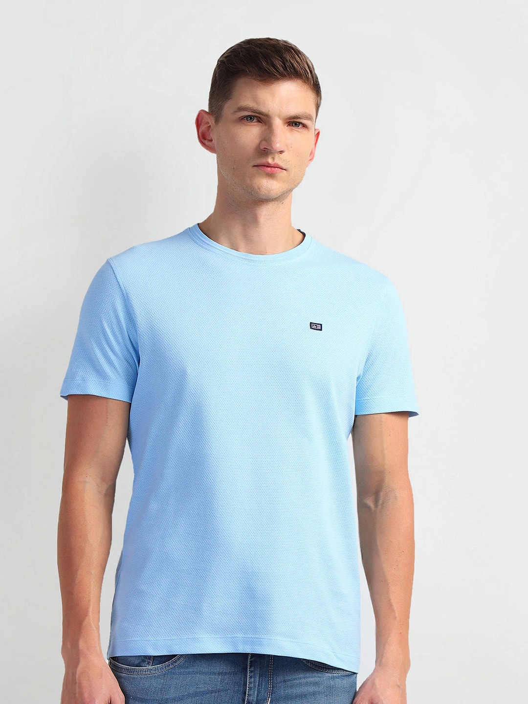 

Arrow Sport Round Neck Short Sleeves T-shirt, Blue