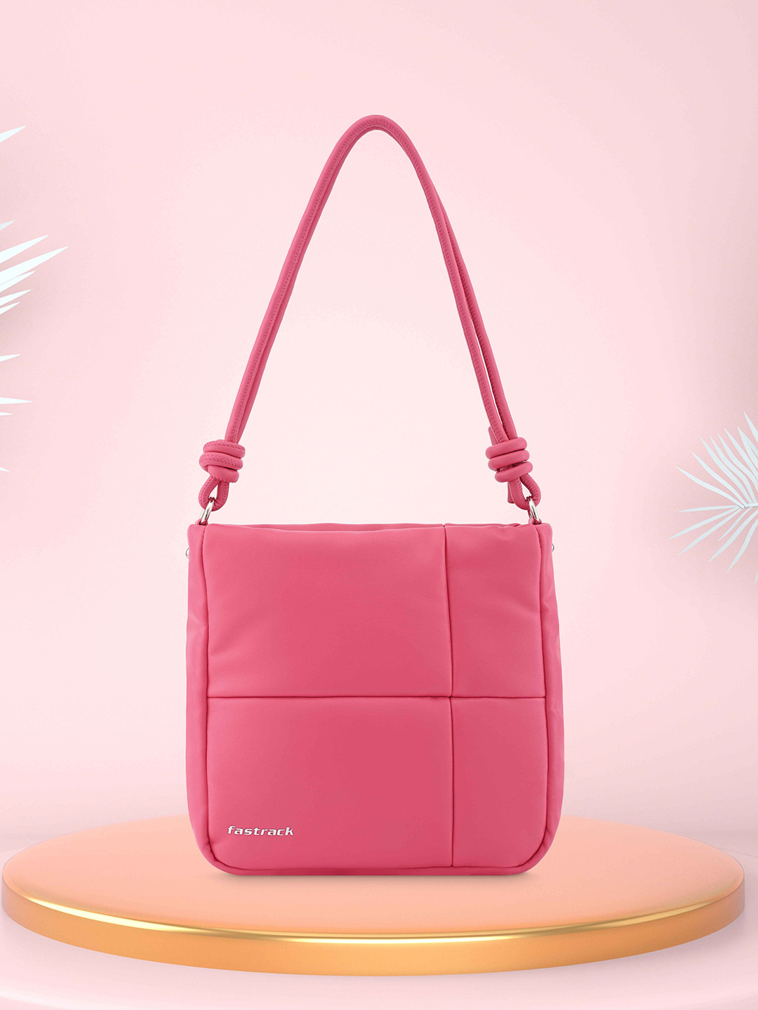 

Fastrack Structured Shoulder Bag, Pink
