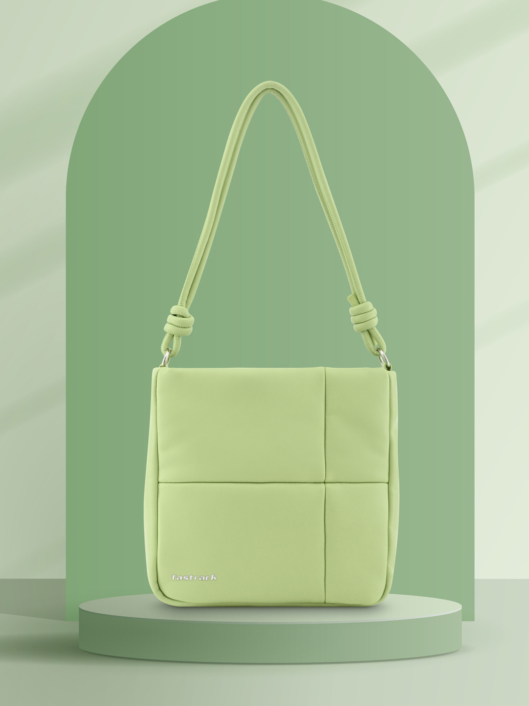 

Fastrack Structured Shoulder Bag, Green
