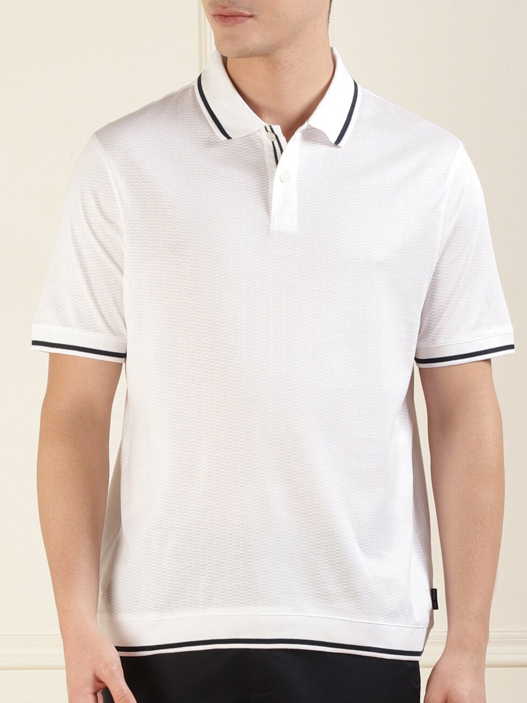 

Ted Baker Polo Collar Cotton T-shirt, White