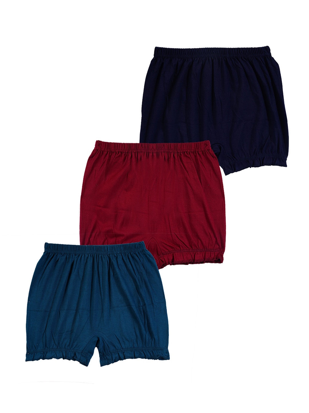 

YELLOWDELIGHT Pack Of 3 Boy Shorts Cotton Briefs, Blue