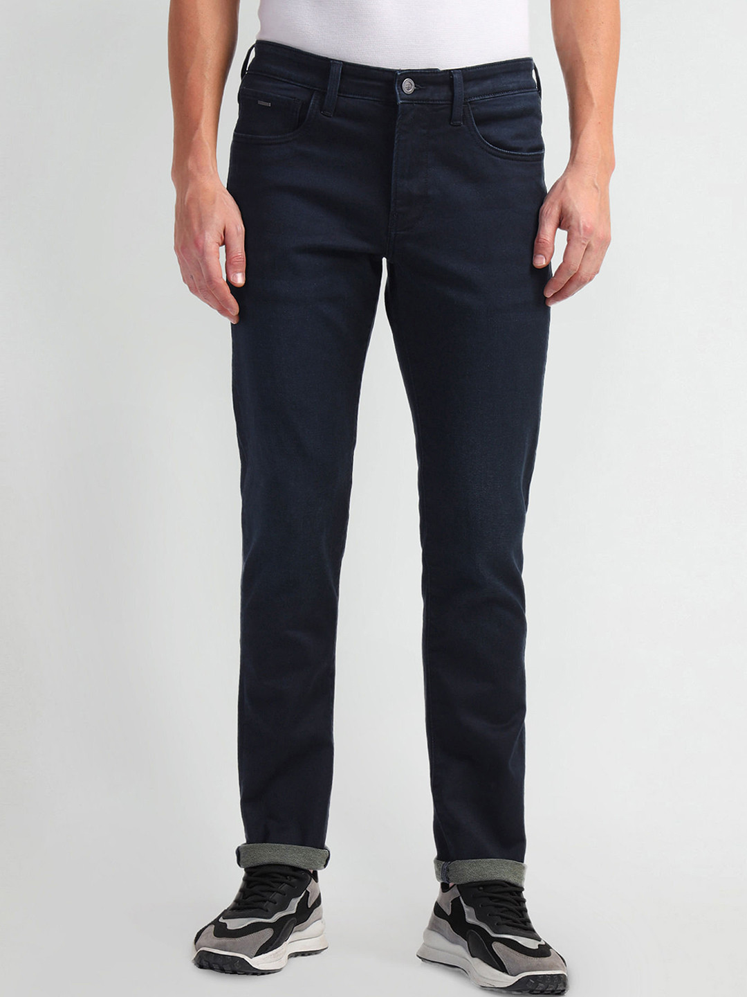 

Arrow Sport Men Jameson Mid-Rise Slim Fit Stretchable Jeans, Blue