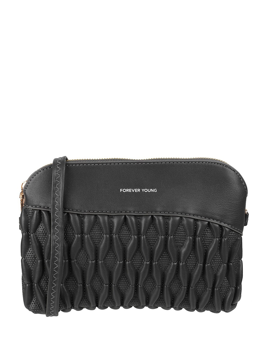 

WALKWAY by Metro Textured Casual Purse With Shoulder Strap, Grey
