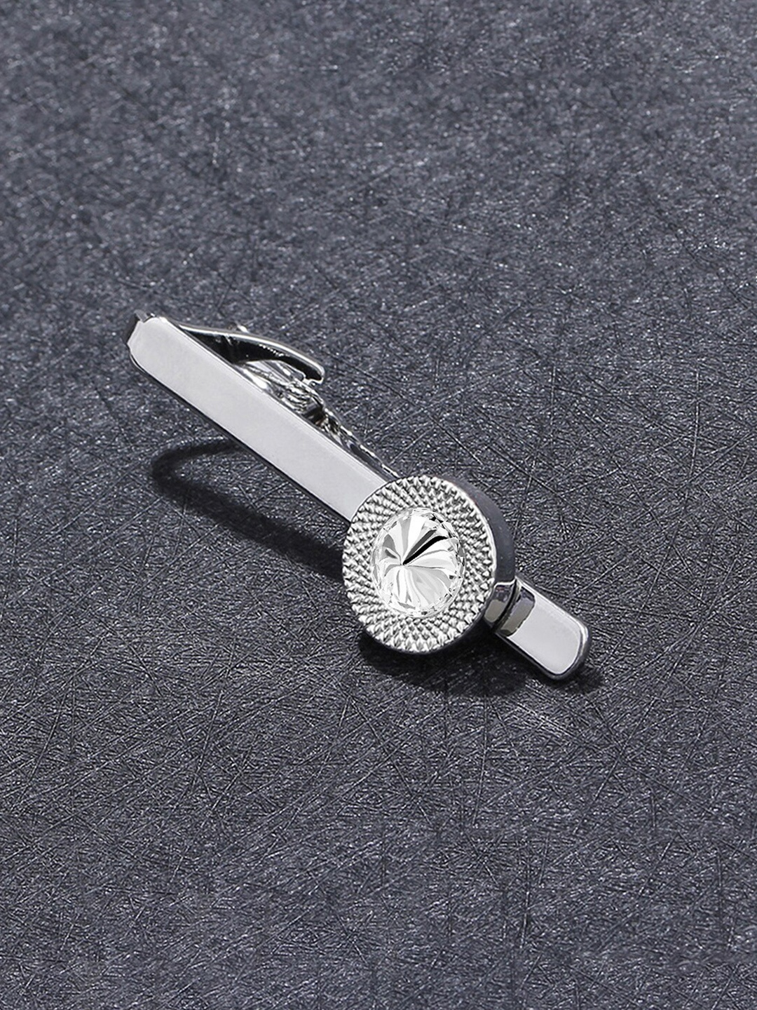 

Peora Men Stainless Steel Simple Classic Tie Pin, White