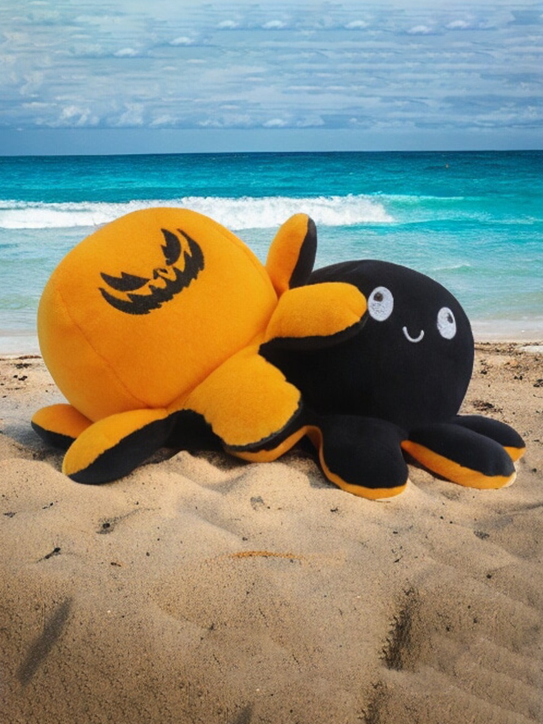 

CareDone Reversible Octopus Soft Toys and Dolls, Yellow