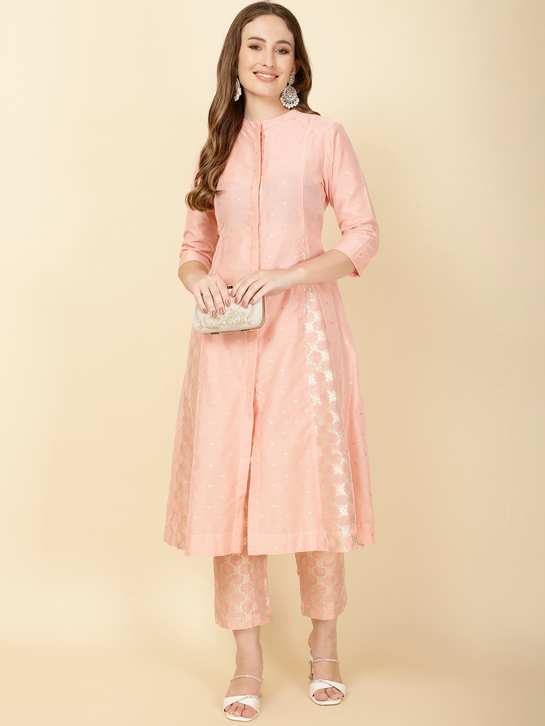 

Kurta Trouser Set, Pink