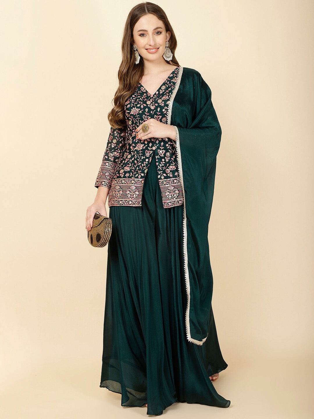 

Kurta Trouser Set, Green