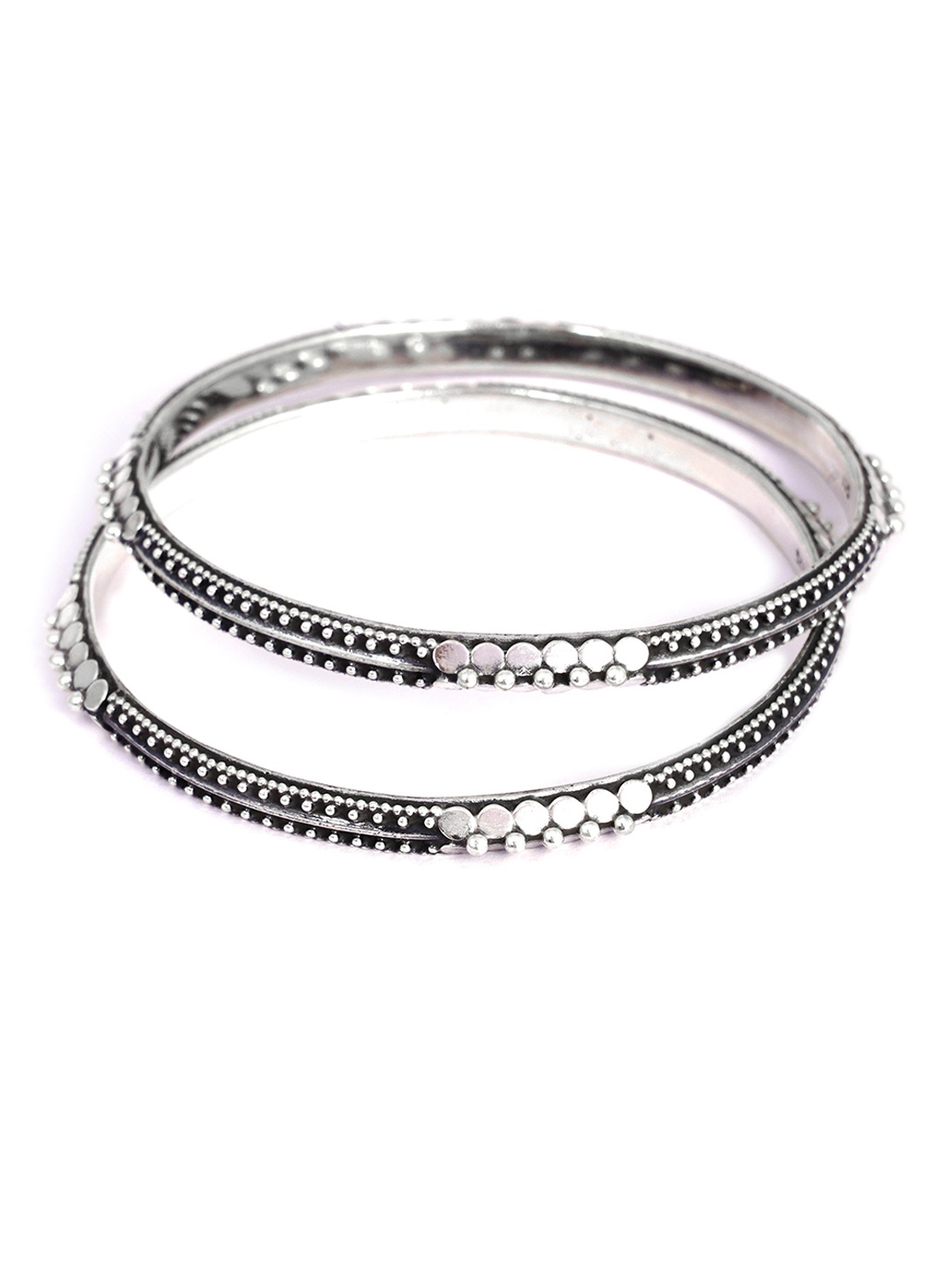 

Shyle 925 Sterling Silver Textured Bangle