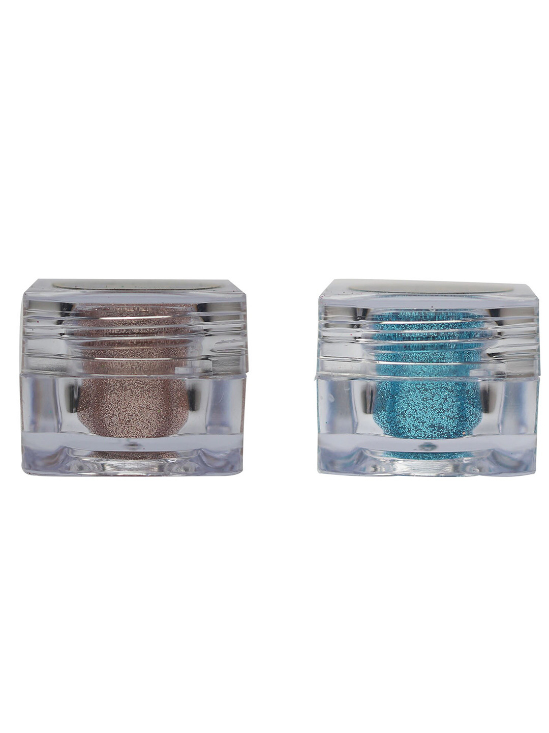 

Veoni BELLE HD Holographic Glitter Eyeshadow - Rose Gold & Turquoise Blue - 5g, Multi