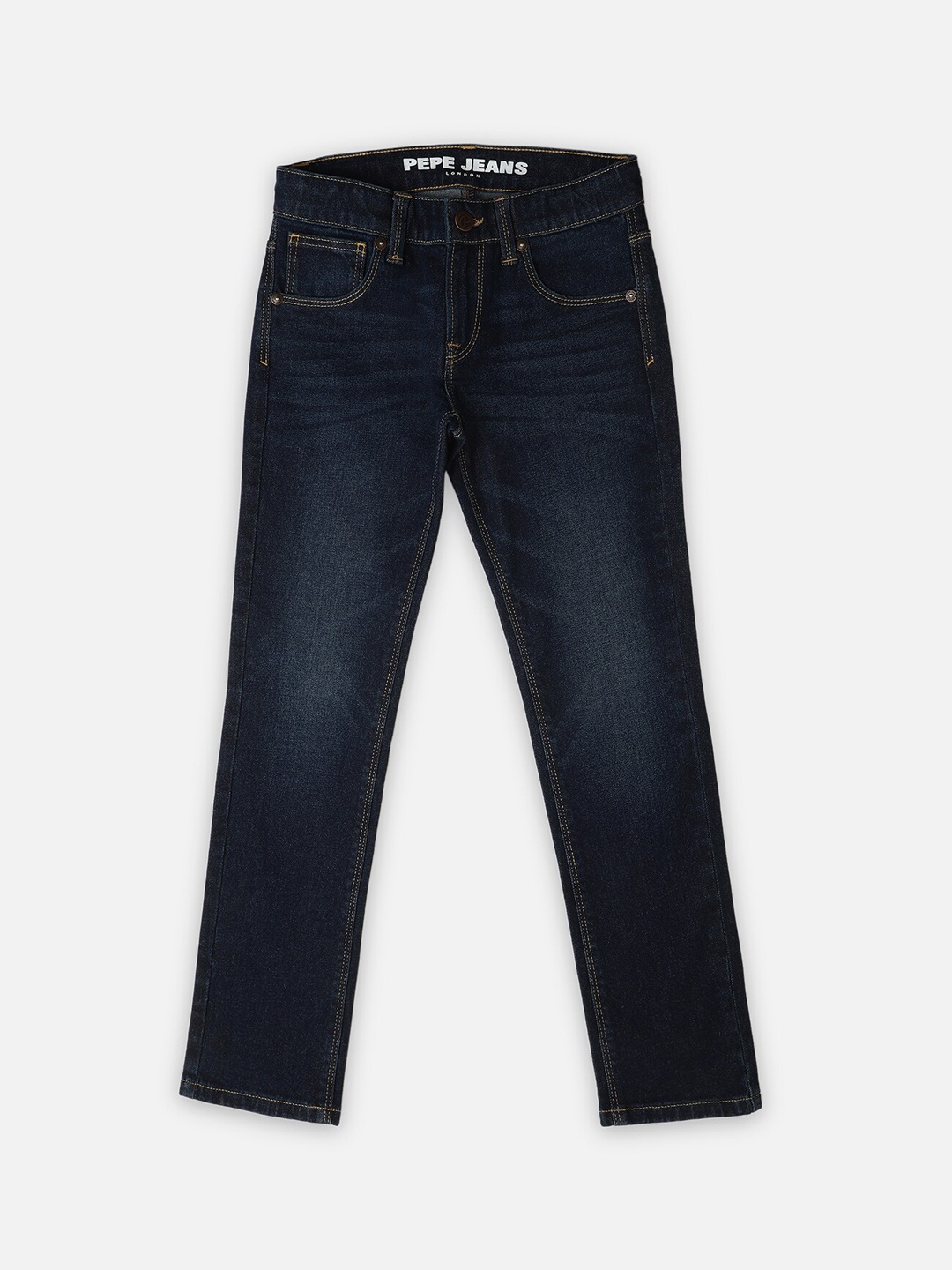 

Pepe Jeans Boys Slim Fit Stretchable Jeans, Blue