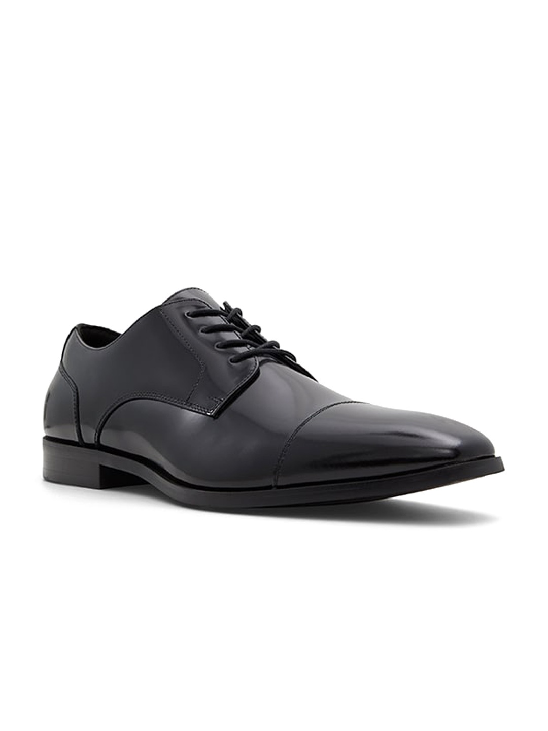 

ALDO Men Leather Formal Derbys, Black