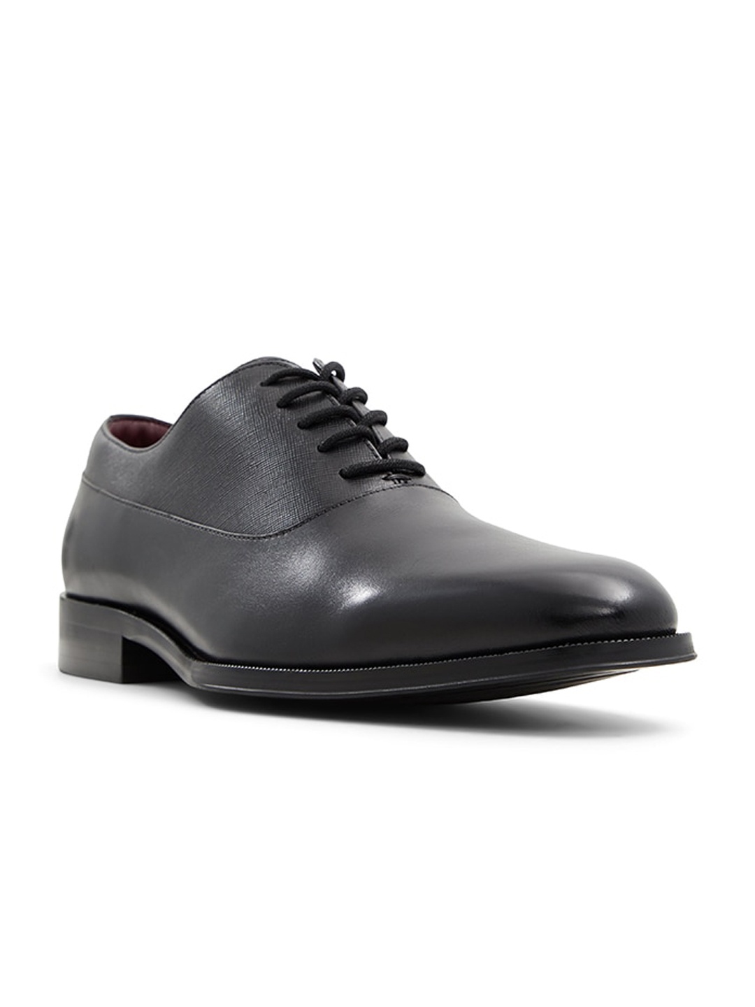 

ALDO Men Leather Formal Oxfords, Black