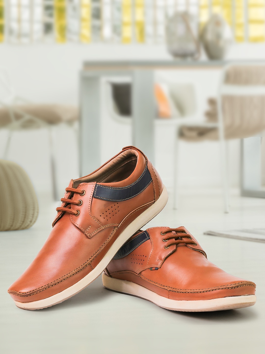 

Buckaroo Men Leather Derbys, Brown