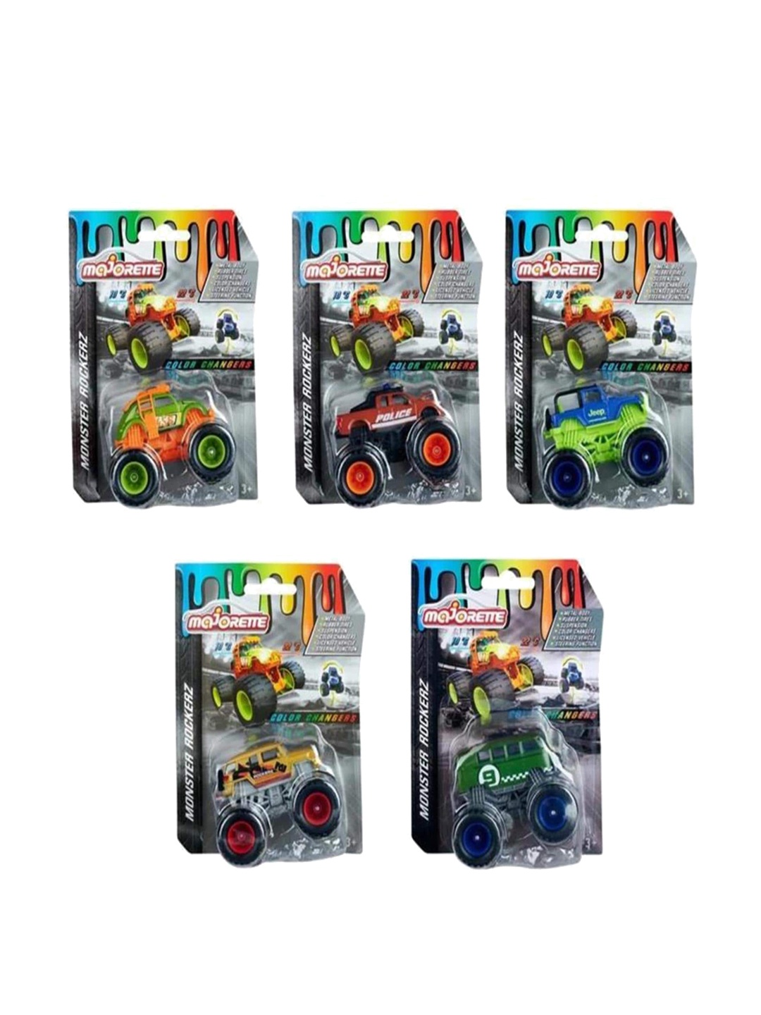 

Majorette Kids Set Of 5 Assorted Toy Vehicles