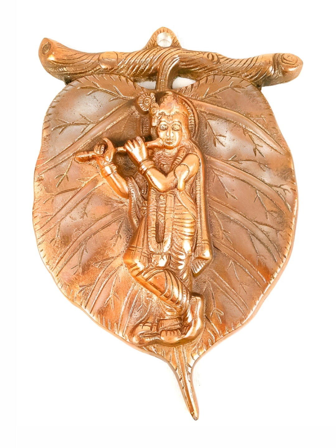 

apka mart Brown Krishna Wall Hangings, Copper