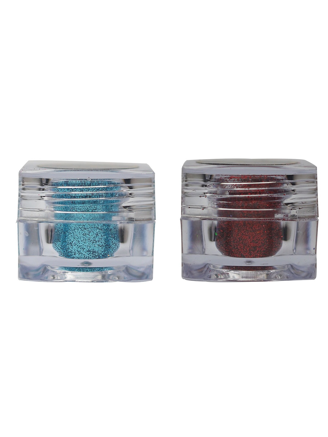 

Veoni BELLE Set of 2 HD Holographic Glitter Eyeshadow 5 g each - Turquoise Blue & Ruby Red