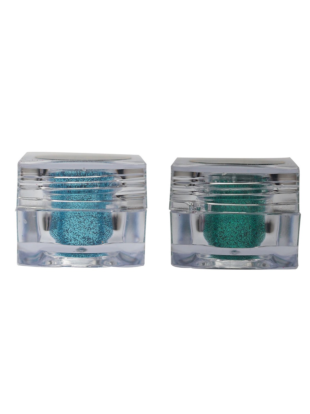 

Veoni BELLE Pack Of 2 Holographic Glitter Eye Pigment - Sea Green & Turquoise Blue 5g Each