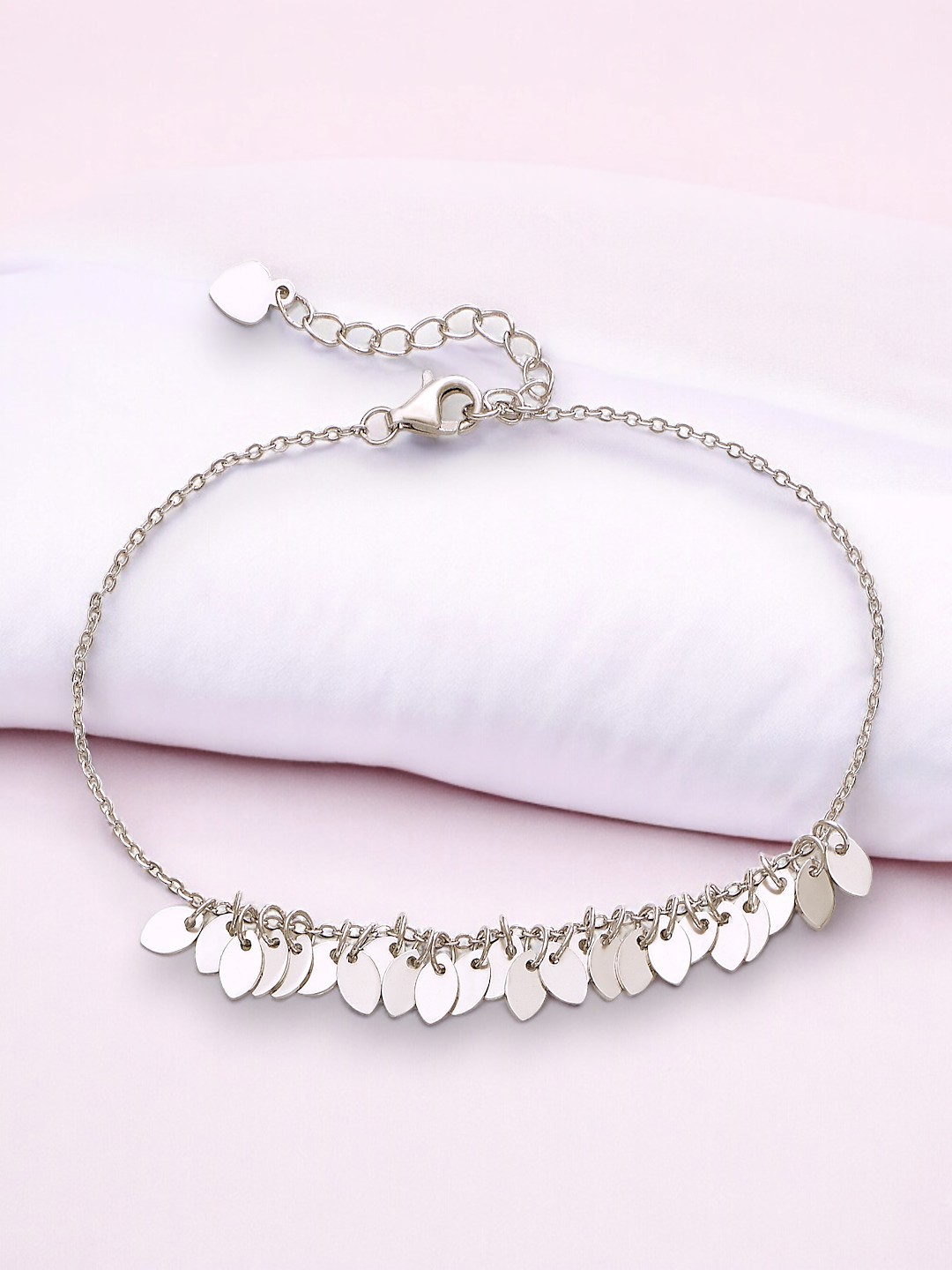 

Taraash 92.5 Sterling Silver Link Bracelet