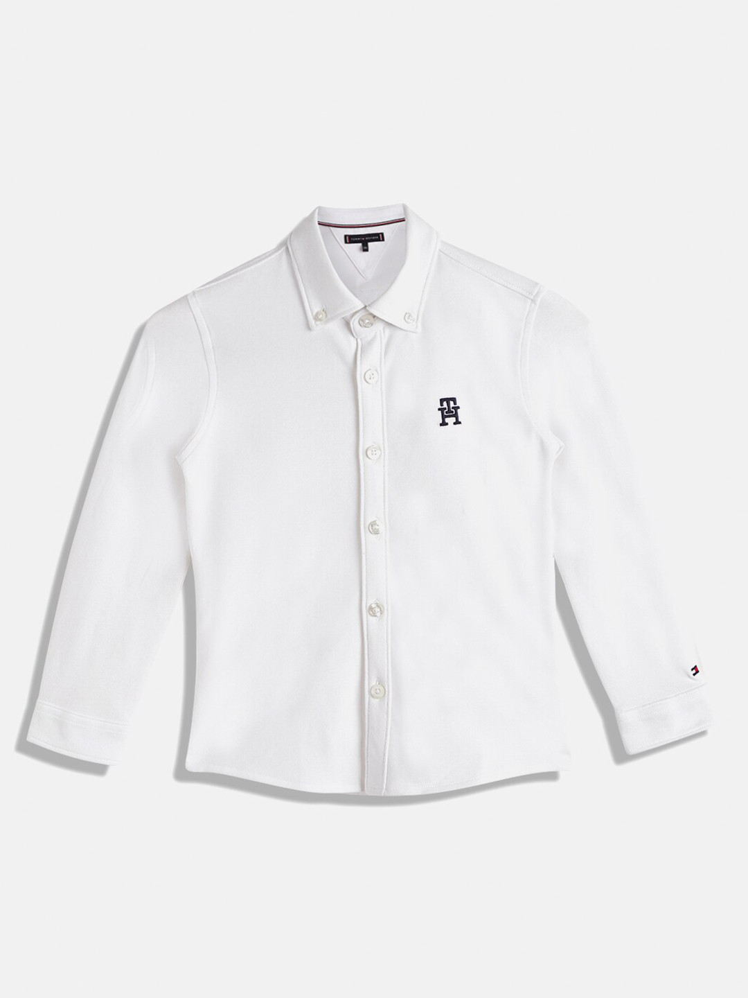 

Tommy Hilfiger Boys Button-Down Collar Casual Shirt, White
