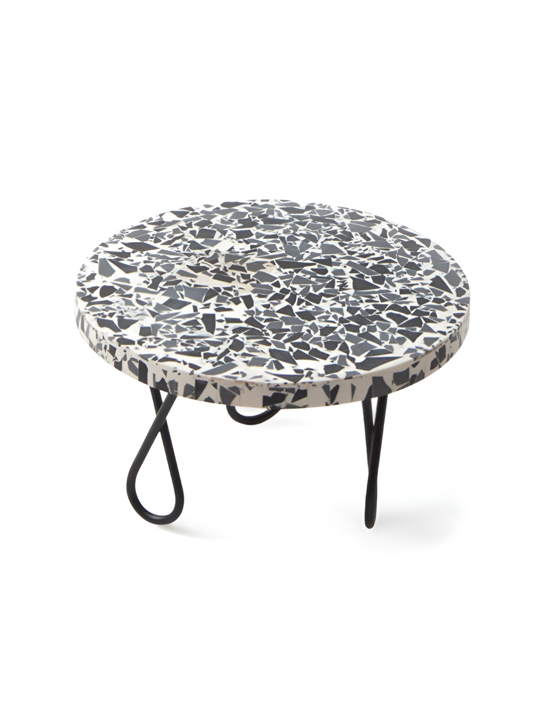 

CASA DECOR White & Grey Easy to Clean Cake Stand