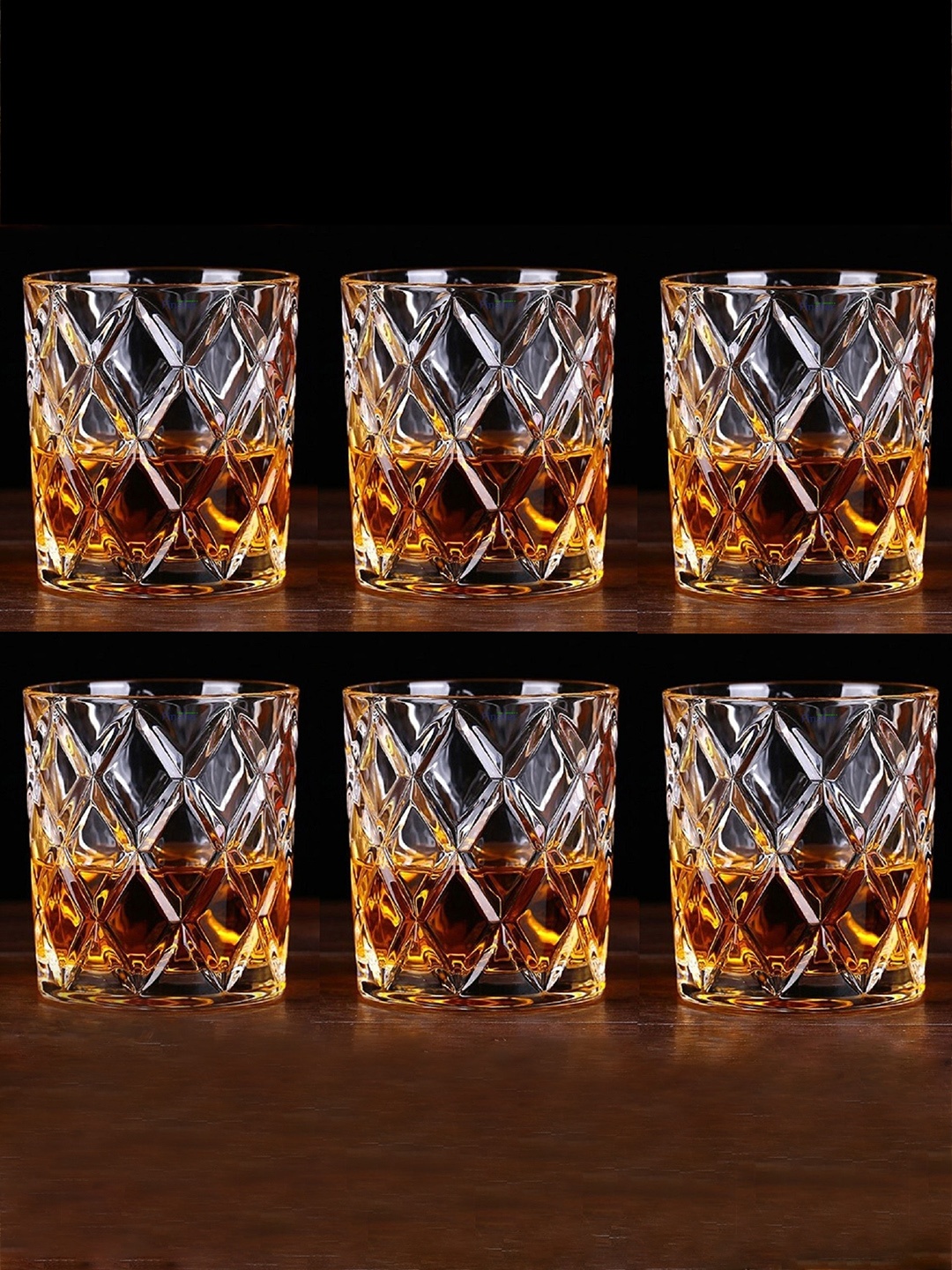 

FINSTER Transparent 6 Pieces Easy to Clean Whisky Glass 310 ml