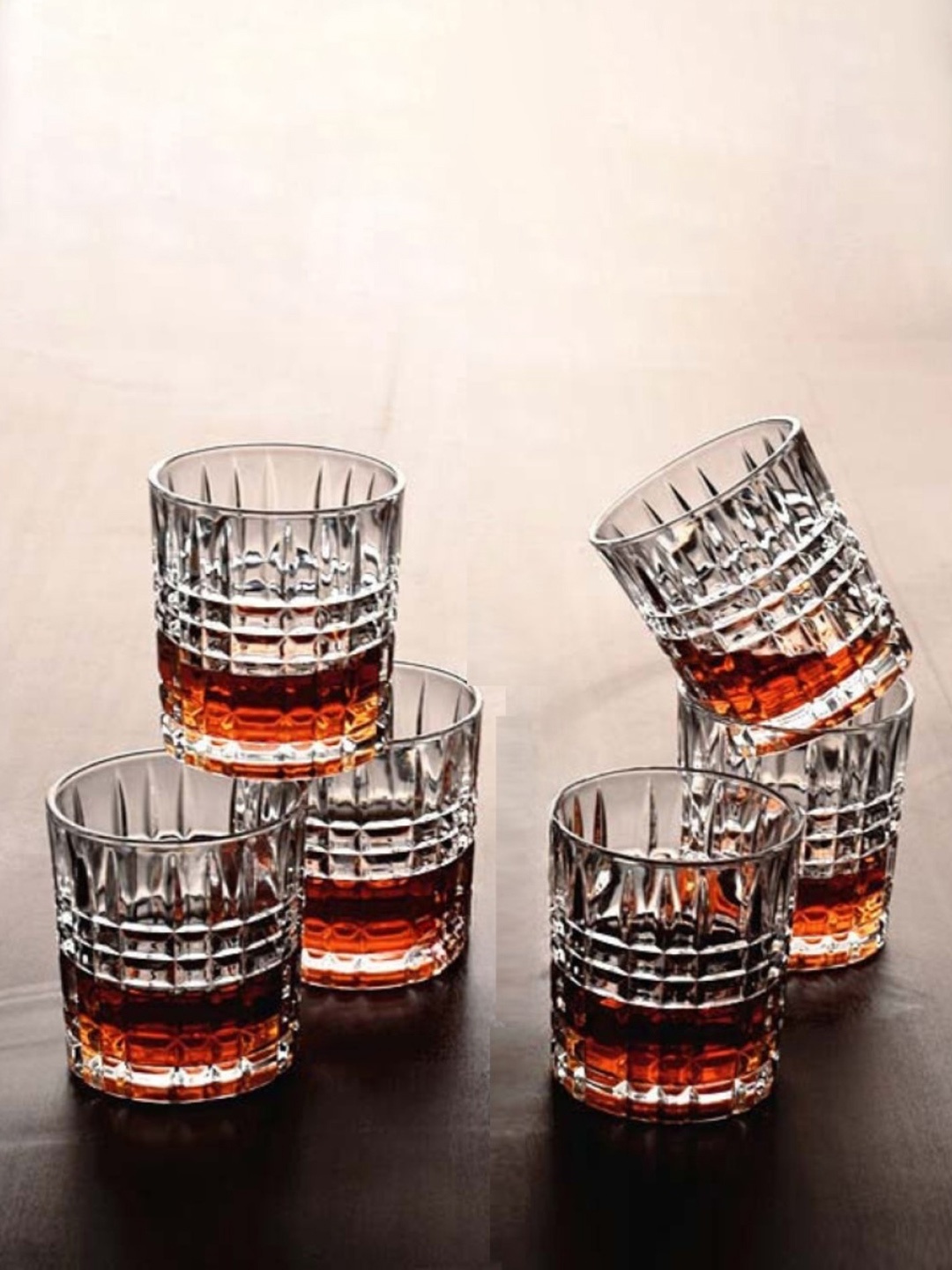 

FINSTER Transparent 6 Pieces Easy to Clean Whisky Glass 310 ml