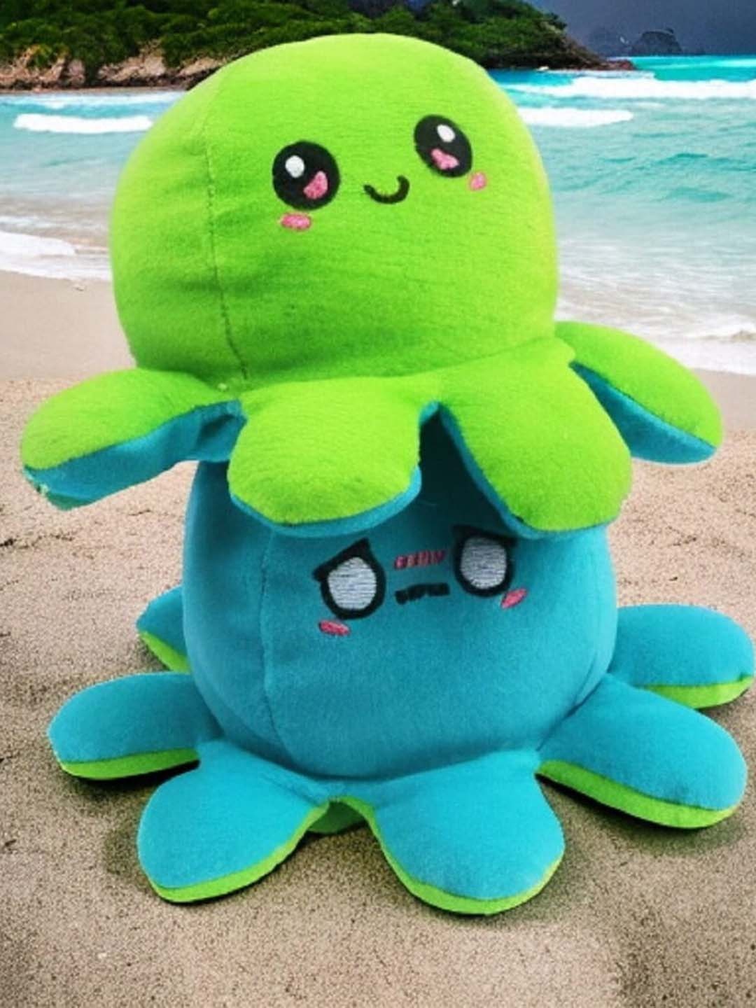 

CareDone Reversible Octopus Soft Toy, Green