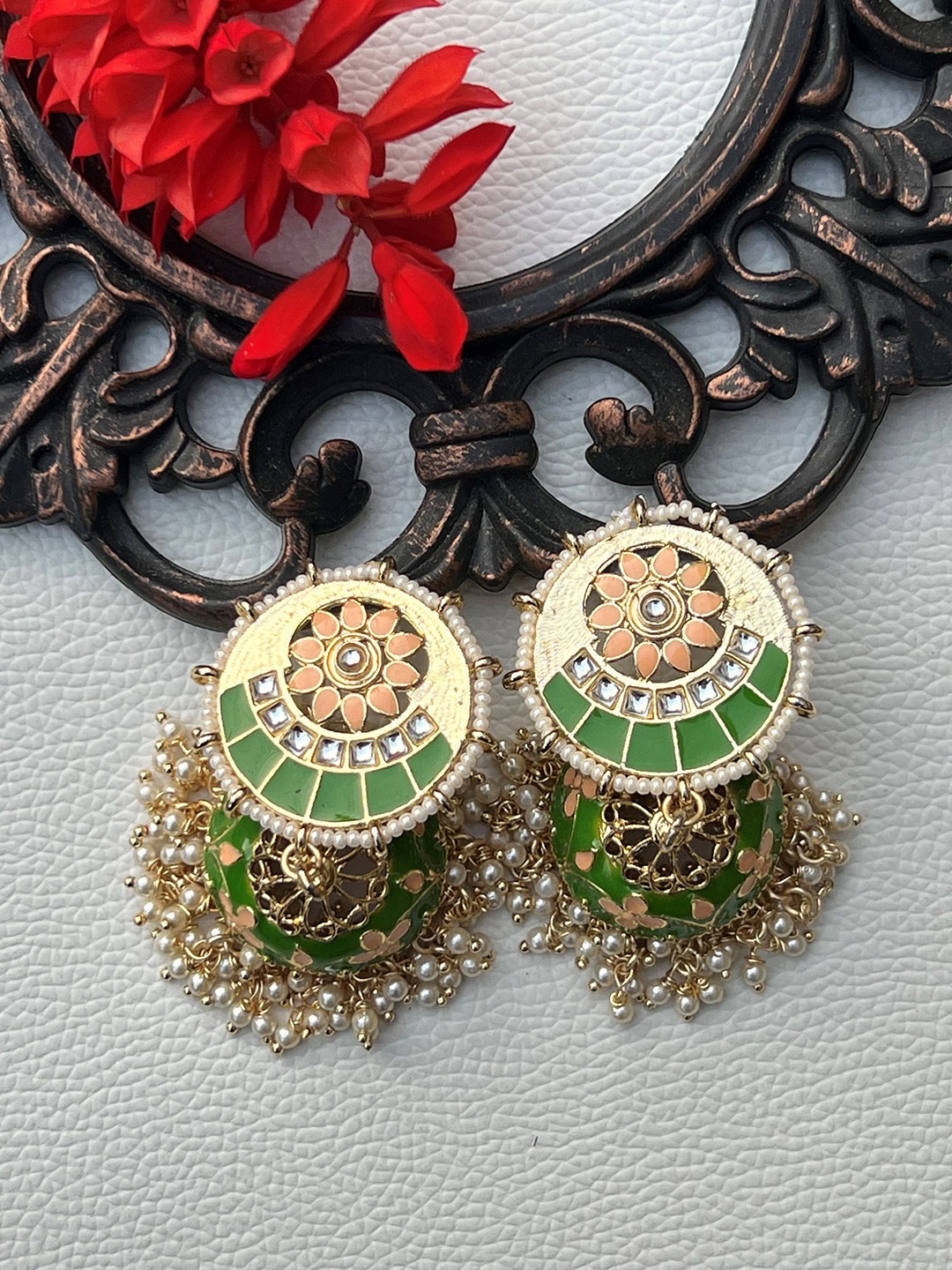 

Prettilicious Gold Plated Chandbalis