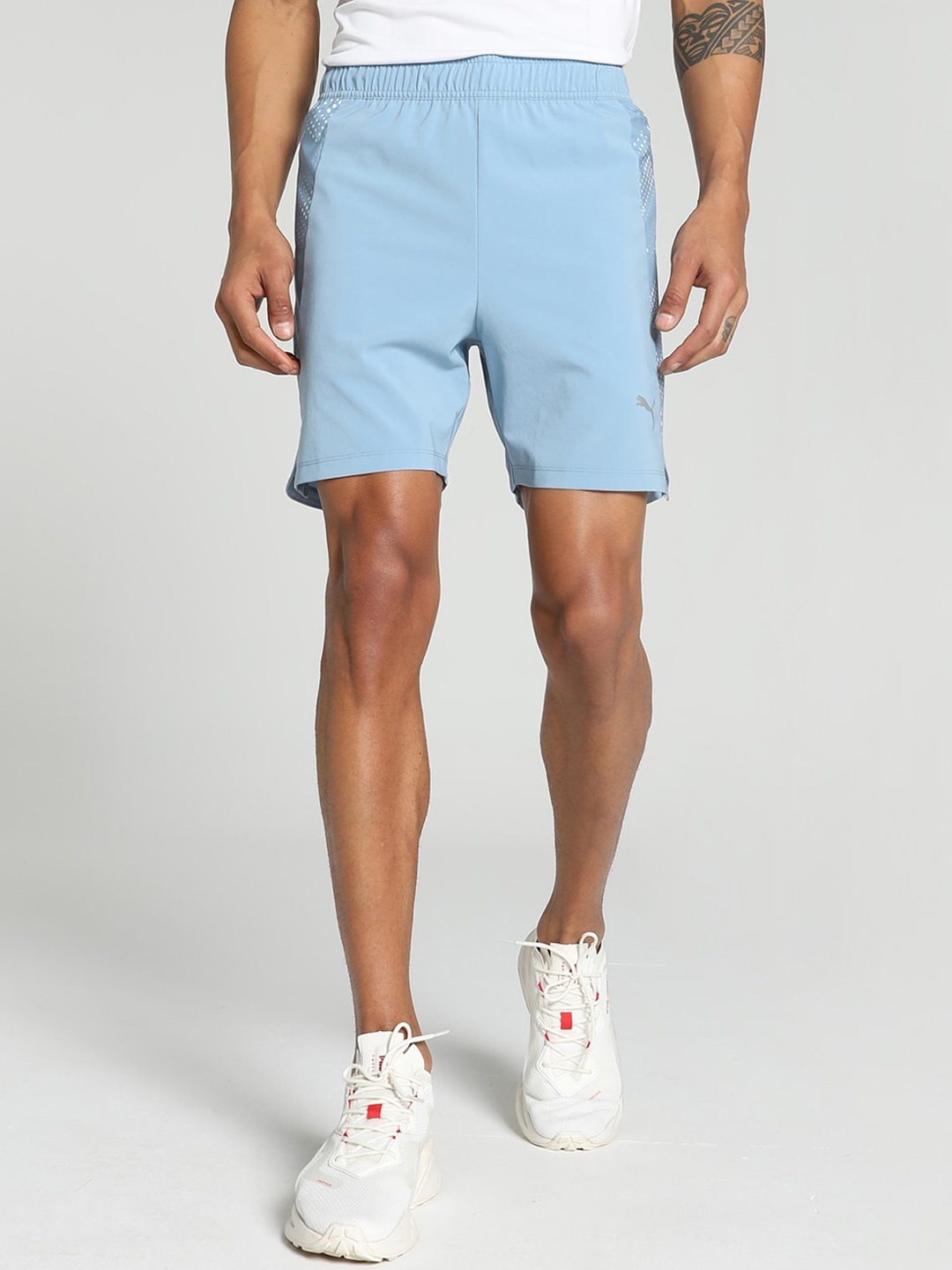 

one8 x PUMA Men Woven Training Sports Shorts, Blue