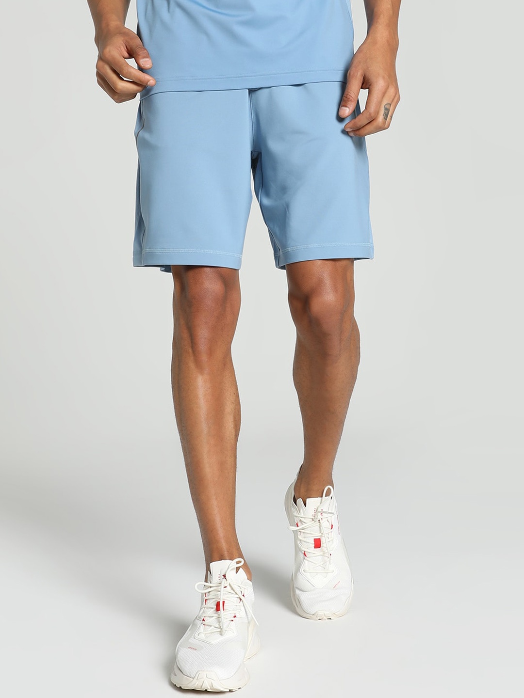 one8 x PUMA Men Knitted 8" Training Shorts, Blue