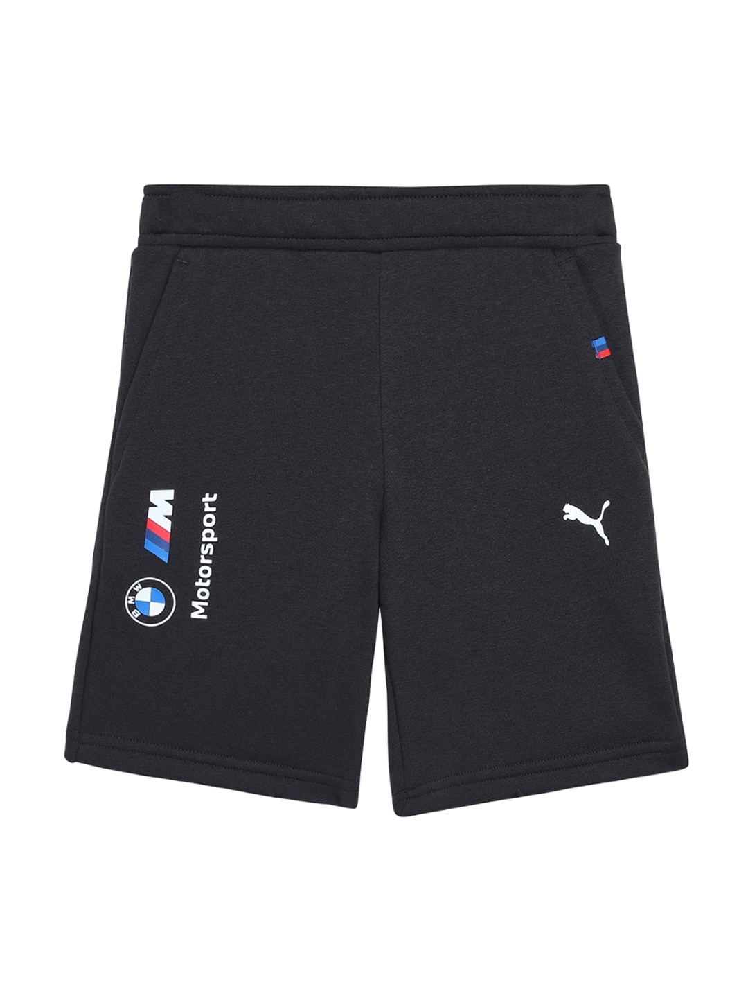 

Puma Kids BMW M Motorsport Printed Cotton Youth Shorts, Black