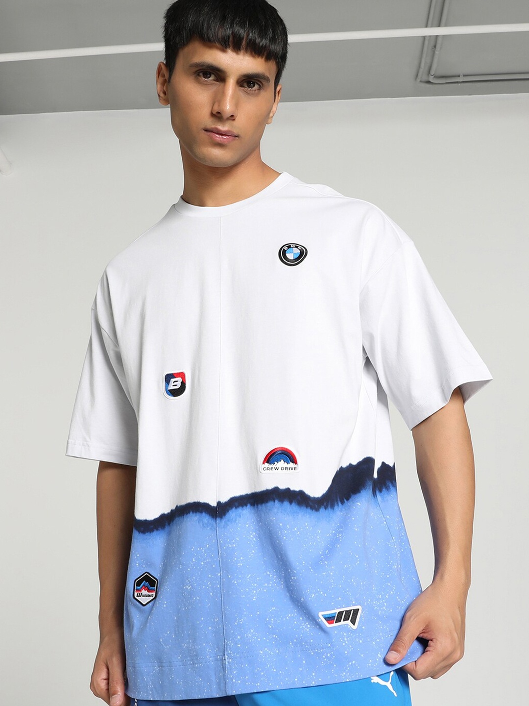 

PUMA Motorsport BMW M Garage Crew Neck Cotton T-shirt, White