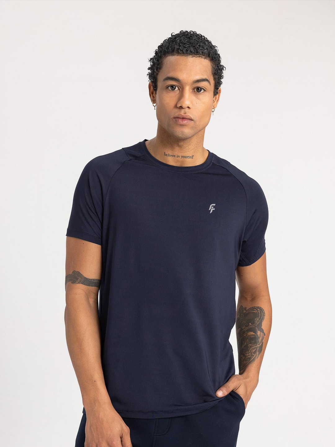 

DeFacto Round Neck T-shirt, Navy blue