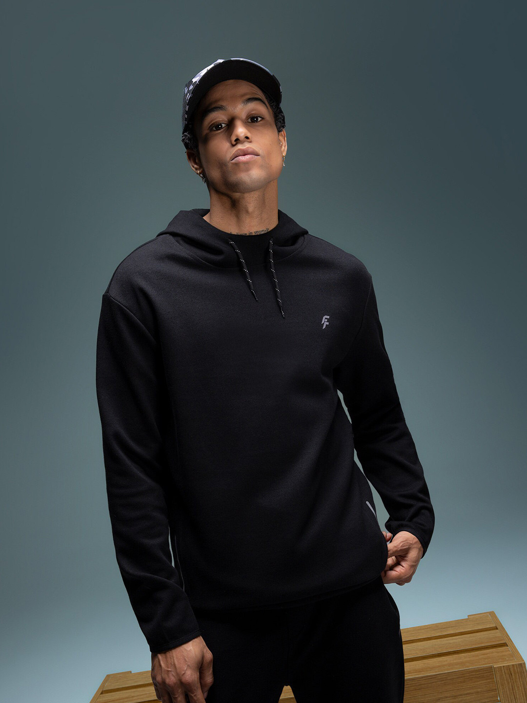 

DeFacto Hooded Pullover Sweatshirts, Black